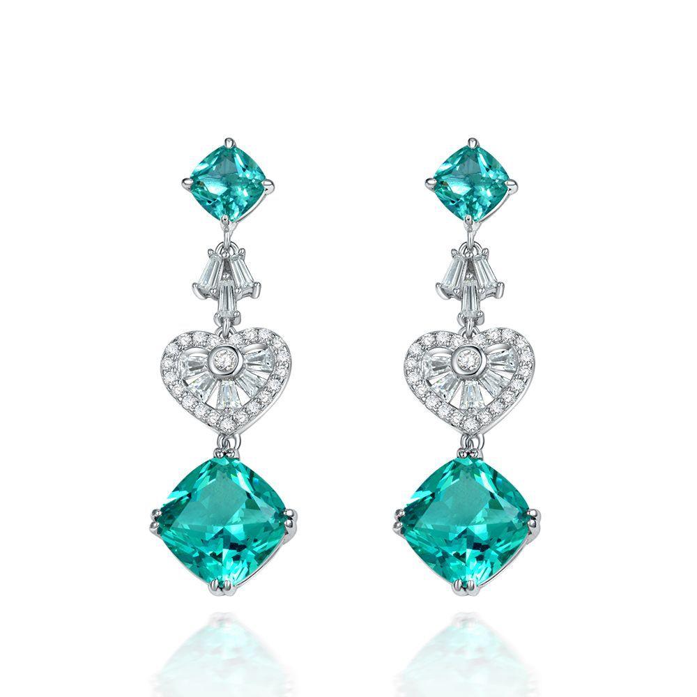 أقراط بارايبا خضراءEarringsمجوهرات ميون