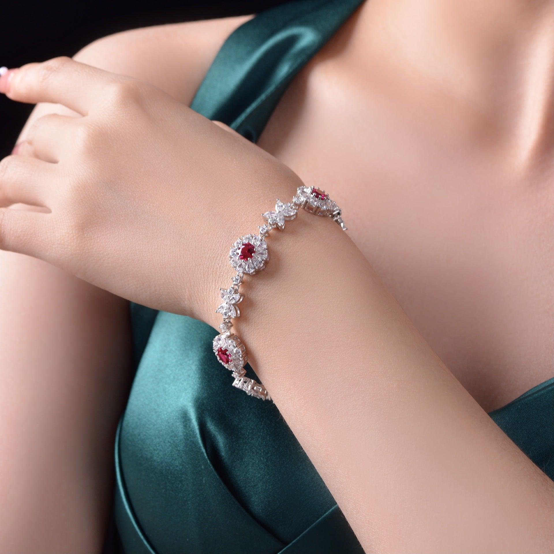 سوار الياقوت الأحمر الفاخرBraceletsمجوهرات ميون