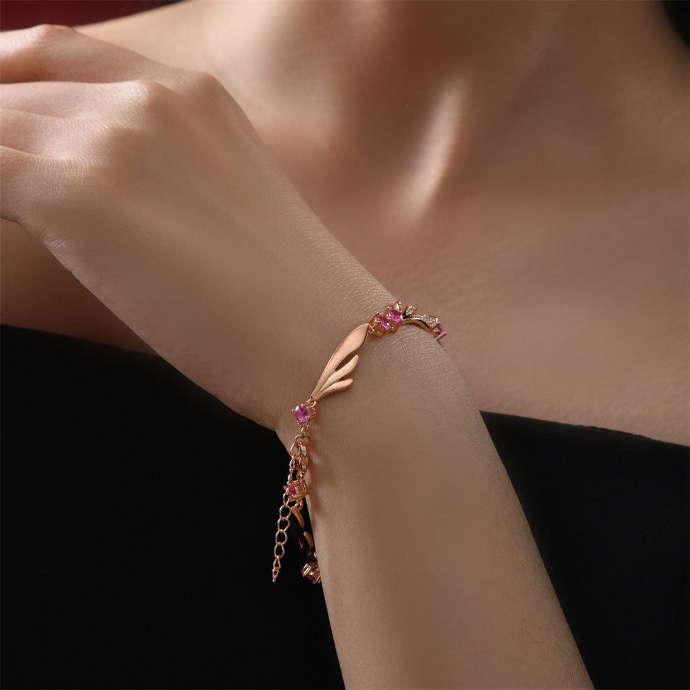 سوارة اجنحة الفرس الابيضBraceletsمجوهرات ميون