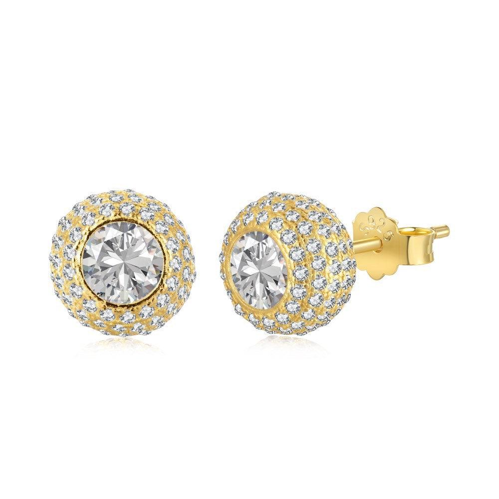 أقراط كروية مرصعةEarringsمجوهرات ميون