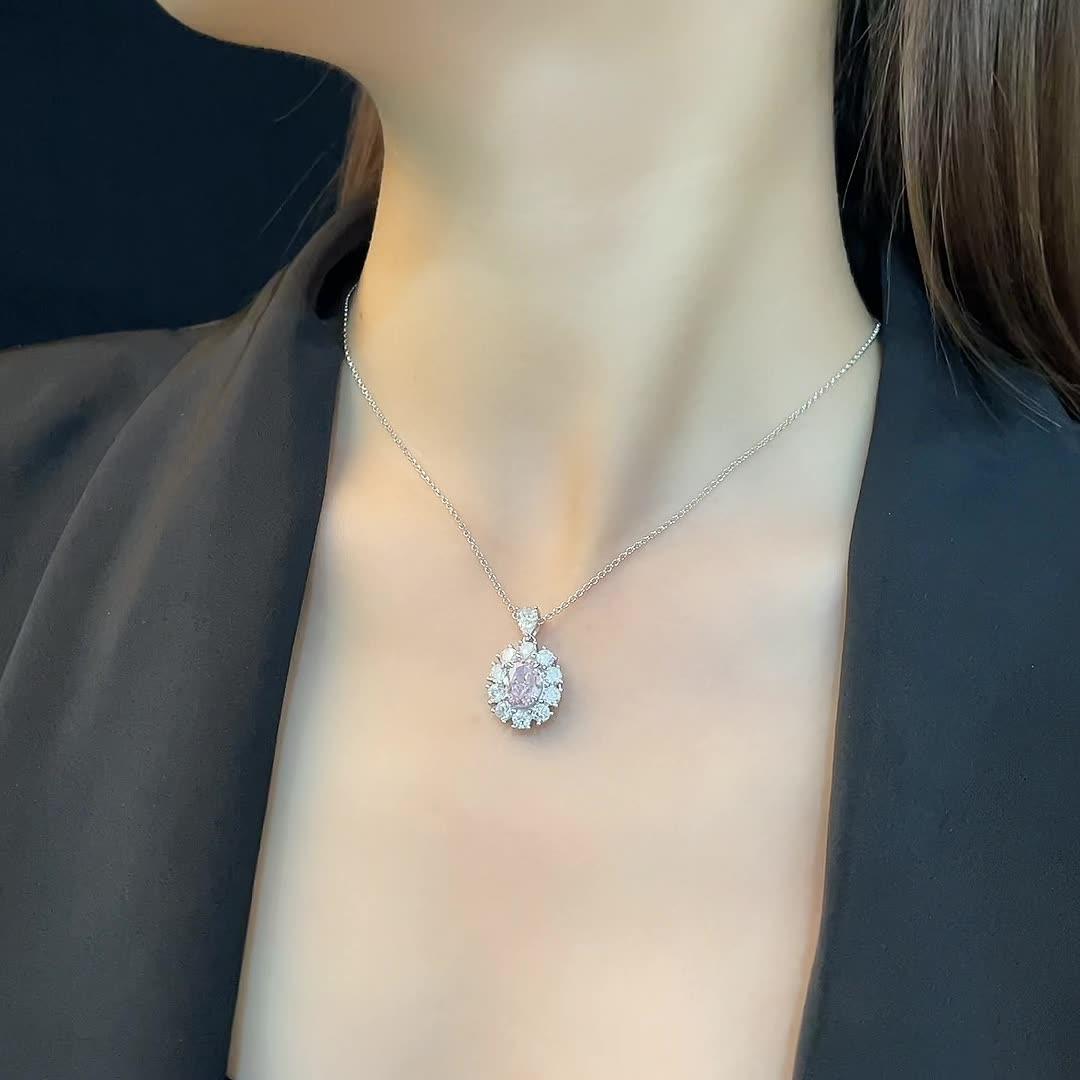 قلادة زهرة الجليدEarringsمجوهرات ميون