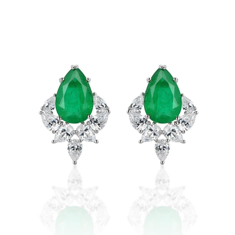 قرط الزمردEarringsمجوهرات ميون