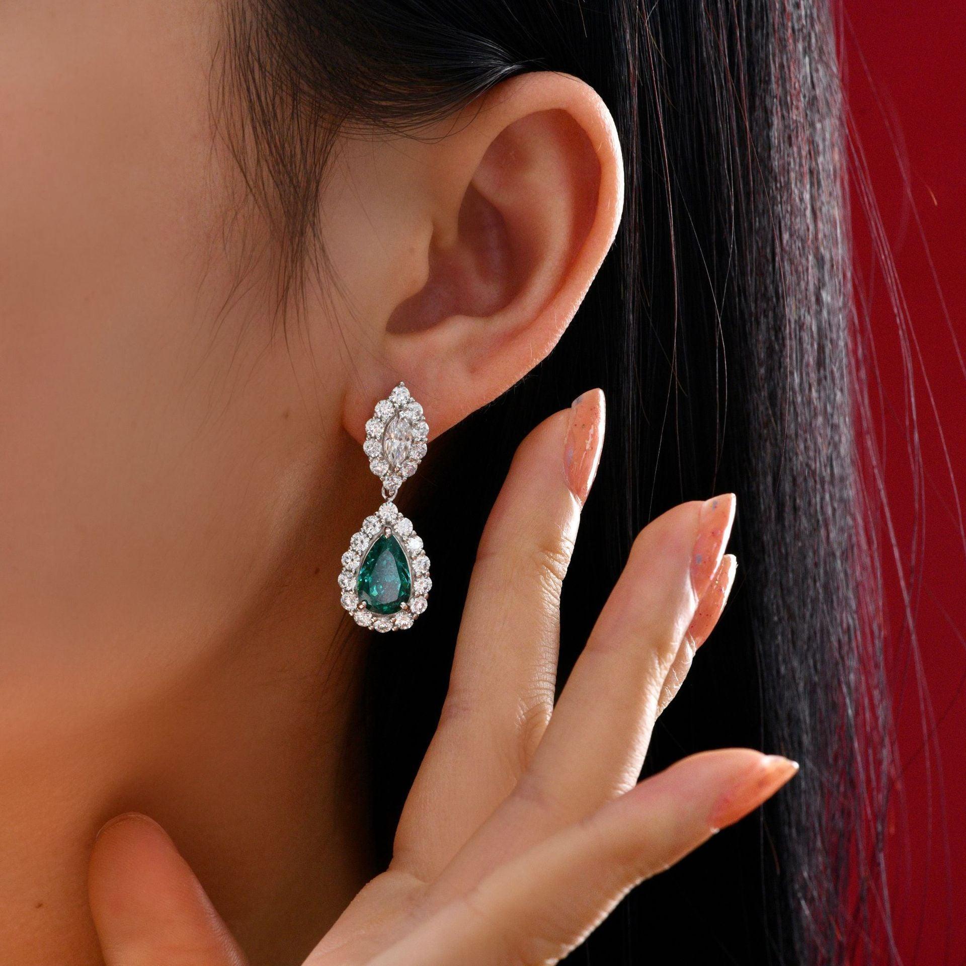 أقراط بارايبا الثلجيةEarringsمجوهرات ميون