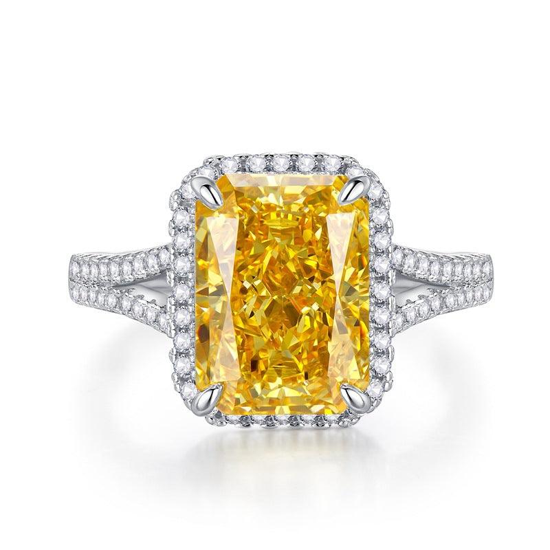 قطع أزهار ثلجية خاتم ألماسRingsمجوهرات ميون