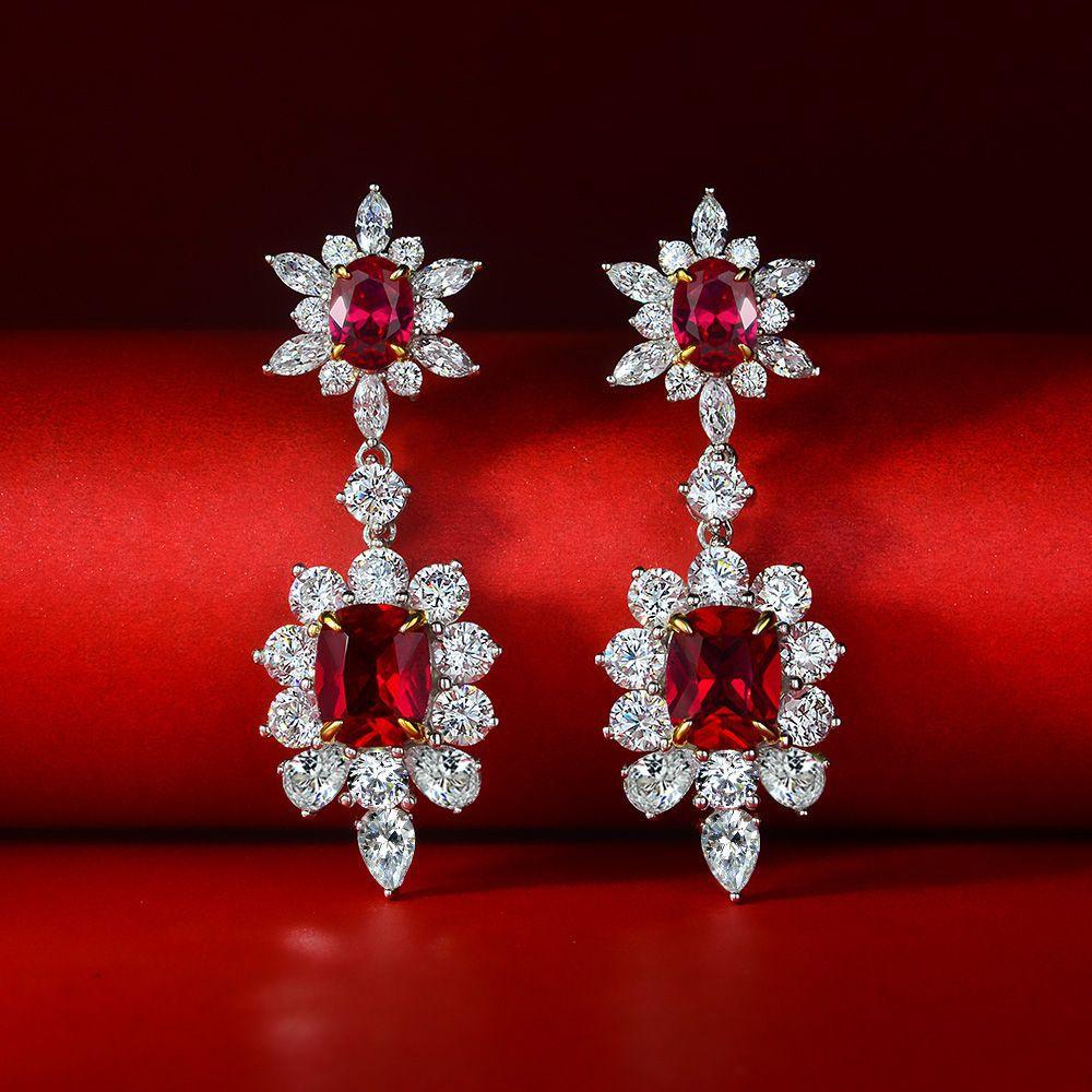 أقراط ريترو الفاخرةEarringsمجوهرات ميون