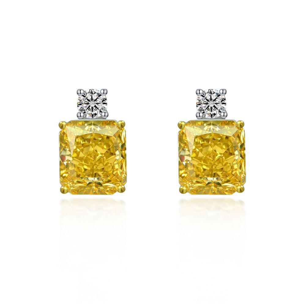 أقراط البحر الأزرق مطعمة بالماسEarringsمجوهرات ميون