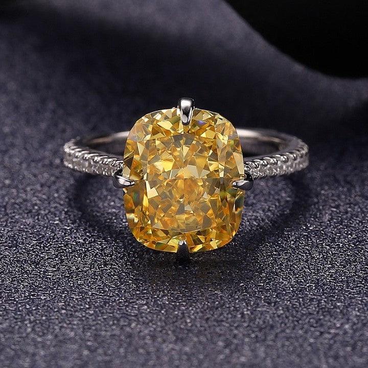 خاتم الماس اصفر بتصميم عصريRingsمجوهرات ميون